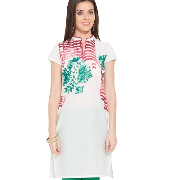 W for Women Other - W (New without tag) off white printed short kurta, size (16) xxl